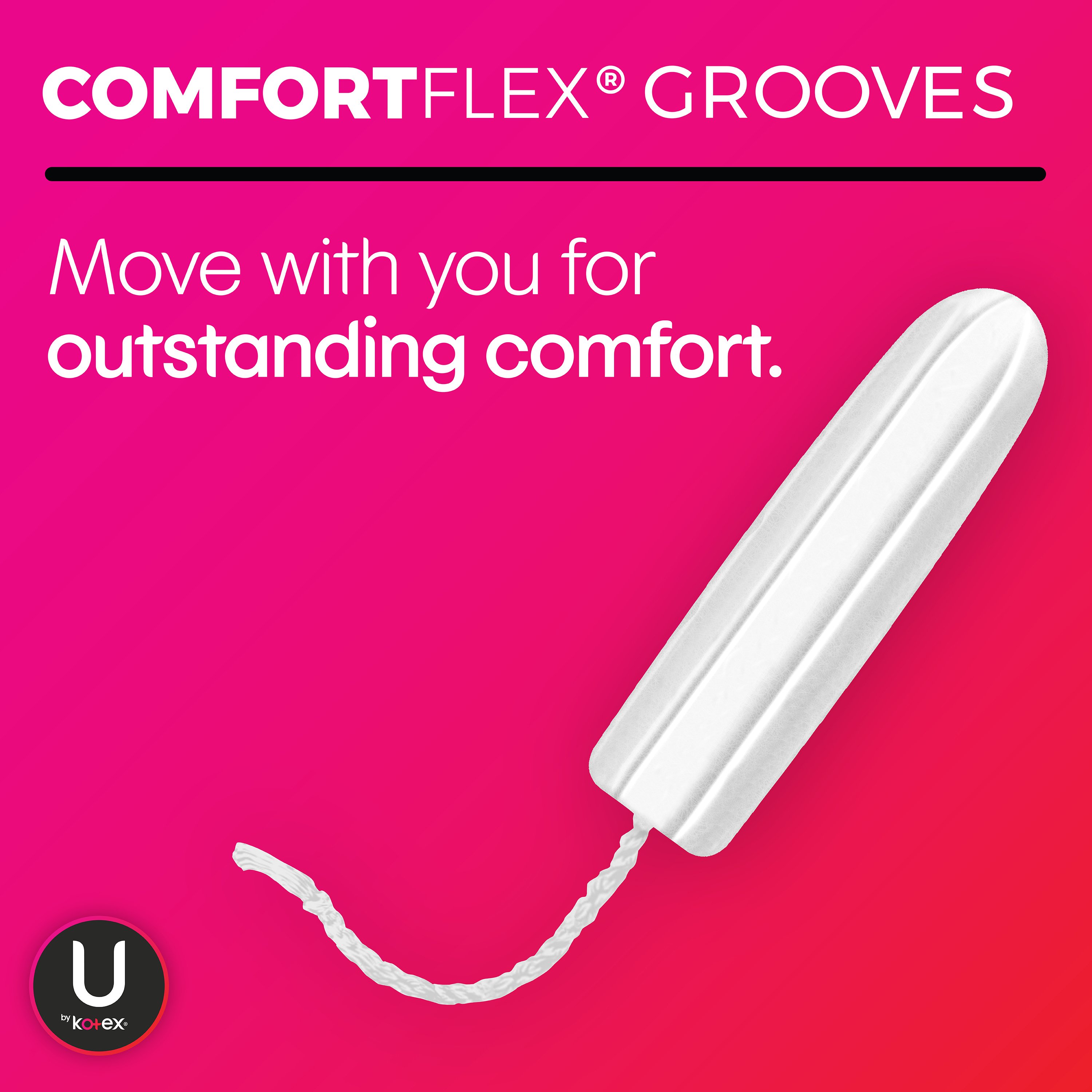 Click® Tampons, Regular/Super Combo Pack U By Kotex® US