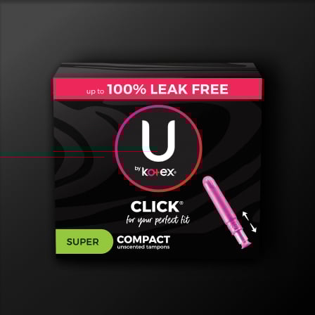 U by Kotex® Click Tampons, Super