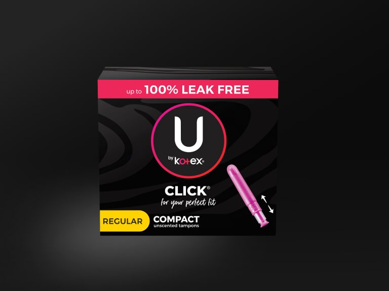 U by Kotex® Click tampons, regular