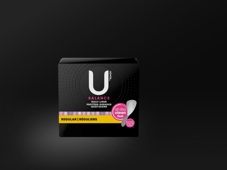 U by Kotex® protège-dessous quotidiens Balance, absorption normale